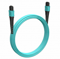 Cabeus FOP-50-OM3-8-MPO(F)-8-MPO(F)-B-1m Кабельная сборка MPO(F) -MPO(F)-8 волокон 50/125 OM3, 1 m, полярность В