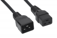 Cabeus PC-IEC19-IEC20-2.5-0.5M Кабель питания C19 - C20 (3x2.5), прямая вилка, 0.5м