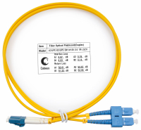 Cabeus FOP(d)-9-LC-SC-1m Шнур оптический duplex LC-SC 9/125 sm 1м LSZH