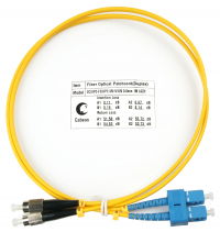 Cabeus FOP(d)-9-SC-FC-1m Шнур оптический duplex SC-FC 9/125 sm 1м LSZH