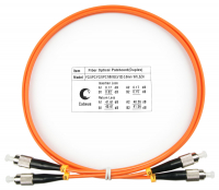 Cabeus FOP-62-FC-FC-1m Шнур оптический duplex FC-FC 62,5/125 mm 1м LSZH