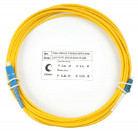 Cabeus FOP(s)-9-LC-SC-25m Шнур оптический simplex LC-SC 9/125 sm 25м LSZH