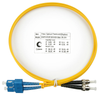 Cabeus FOP(d)-9-SC-ST-1,5m Шнур оптический duplex SC-ST 9/125 sm 1,5м LSZH