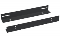 Cabeus JH05-06-100KG-BK Направляющие в шкаф глубиной 600мм для установки серверного оборудования, пара, усиленные до 100кг, цвет черный (RAL 9004)