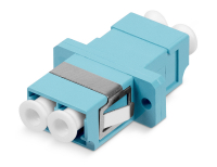 Cabeus DLC-DLC-MM-OM3 Проходной соединитель LC-LC duplex, MM-OM3(для многомодового кабеля), корпус пластмассовый (SC Adapter Simplex dimension)