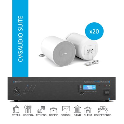 CVGaudio SUITE/W/500 Комплект звукового оборудования для озвучивания помещений площадью до 500 м2