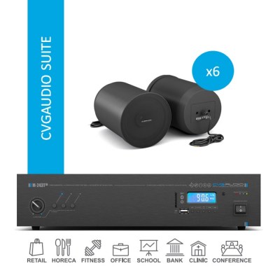 CVGaudio SUITE/BL/150 Комплект звукового оборудования для озвучивания помещений площадью до 150 м2
