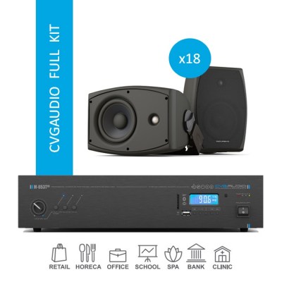 CVGaudio FULL KIT/BL/450 (Копировать) Комплект звукового оборудования для озвучивания помещений площадью до 450 м2