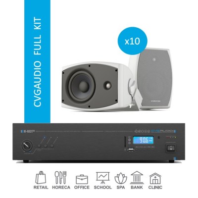 CVGaudio FULL KIT/W/250 Комплект звукового оборудования для озвучивания помещений площадью до 250 м2