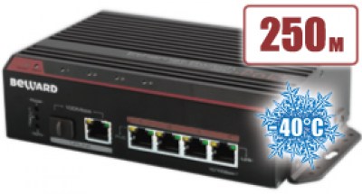 Beward STP-411HP Коммутатор POE