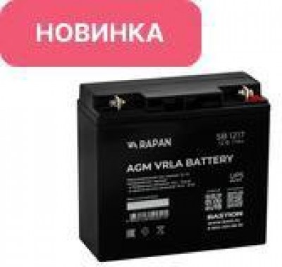 RAPAN SB 1217 АКБ
свинцово-кислотная тип AGM 12V 17Ач,
клеммы под болт М5
