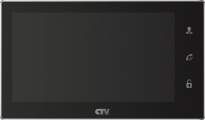 CTV-M4707IP черный WIFI HD домофон (подключается к телефону)