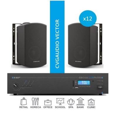 CVGaudio VECTOR/BL/300 Комплект звукового оборудования для озвучивания помещений площадью до 300 м2