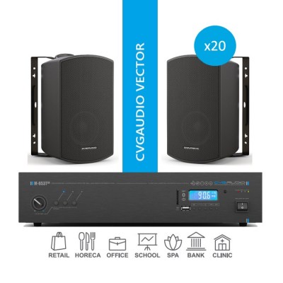 CVGaudio VECTOR/BL/500 Комплект звукового оборудования для озвучивания помещений площадью до 500 м2