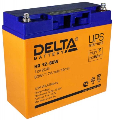 Delta HR 12-80 W Аккумулятор