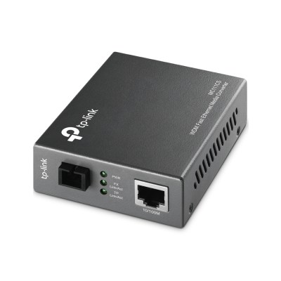 TP-Link MC111CS – Одномодовый двунаправленный оптический медиаконвертер WDM с разъёмом SC 100 Мбит/с