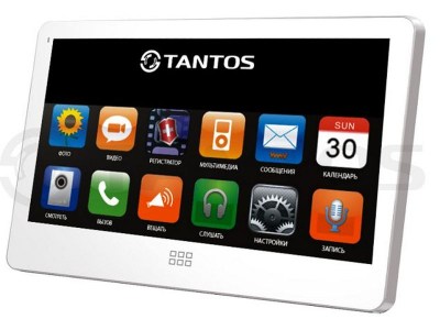 Tantos NEO-Slim (белый) Цветной видеодомофон уменьшенной толщины с сенсорным экраном 7 дюймов