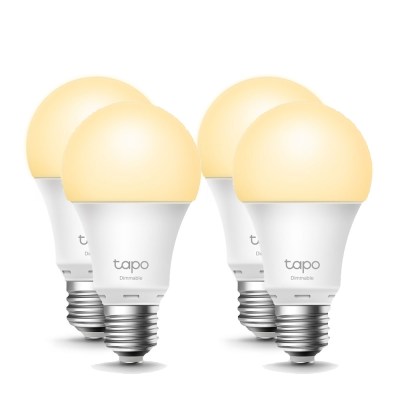 TP-Link Tapo L510E(4-Pack) – Умная диммируемая Wi‑Fi лампа, 4 шт.