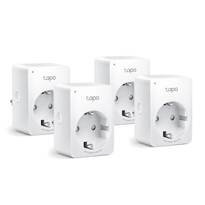 TP-Link Tapo P110(4-pack) – Умная мини Wi-Fi розетка с мониторингом энергопотребления, 4 шт.