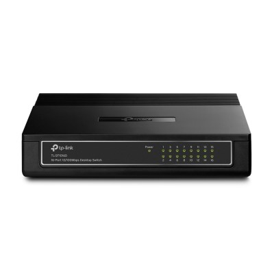 TP-Link TL-SF1016D – 16-портовый настольный коммутатор 10/100 Мбит/с