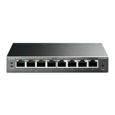 TP-Link TL-SG108PE – Коммутатор Easy Smart с 8 гигабитными портами (4 порта PoE+)