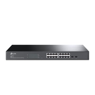 TP-Link TL-SG2218 – JetStream™ 16‑портовый гигабитный Smart коммутатор с 2 гигабитными SFP-слотами