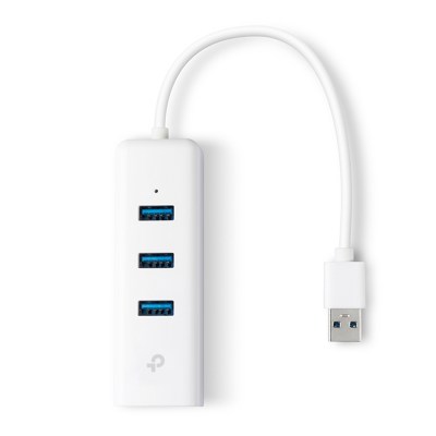 TP-Link UE330 – 3-портовый концентратор и гигабитный сетевой адаптер USB 3.0