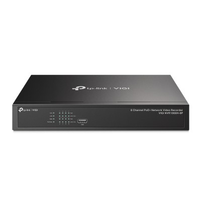 TP-Link VIGI NVR1008H-8P – 8-канальный сетевой видеорегистратор с поддержкой PoE+