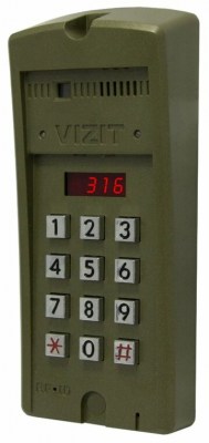 БВД-316FCP Блок вызова VIZIT