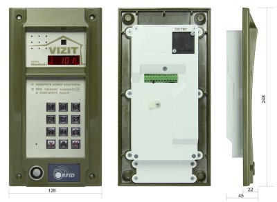 БВД-N101RTCP Блок вызова VIZIT